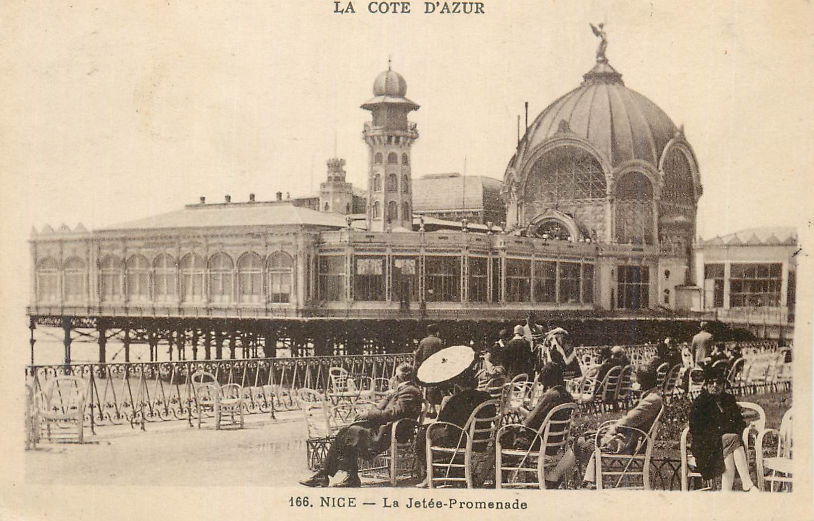 CPA La Cote d'Azur Nice La Jetee Promenade
