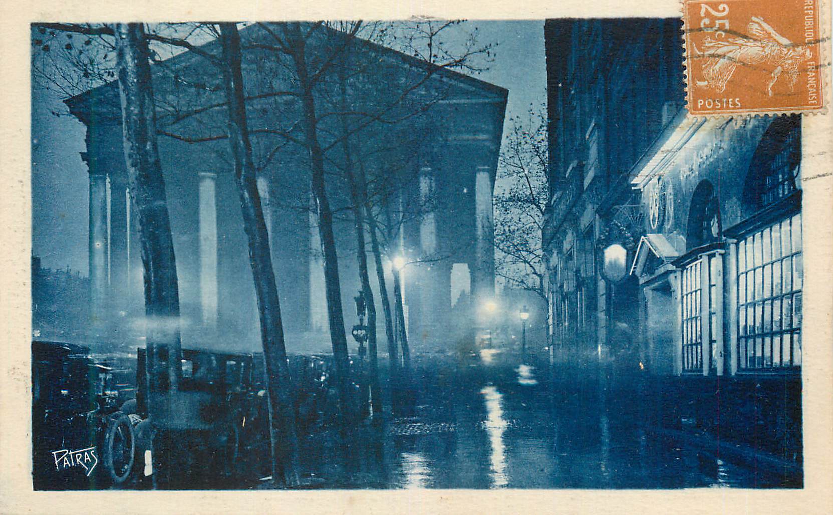 CPA Paris la Nuit La Madeleine