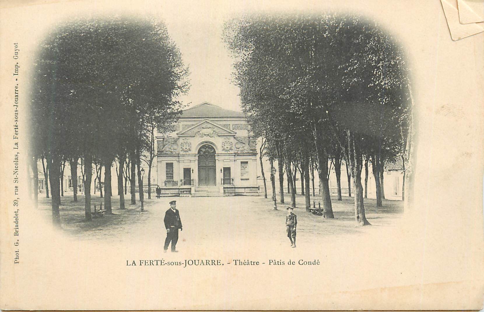 CPA La Ferte sous Jouarre Theatre Patis de Conde