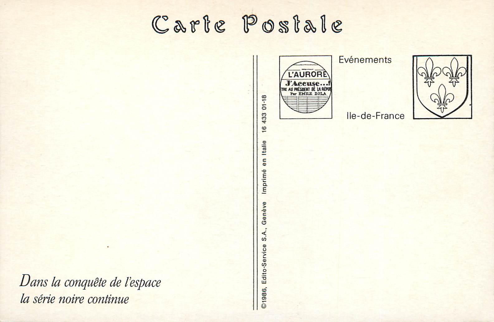 REPRO Catastrophe du Dirigeable Republique le 25 Septembre 1909 Funerailles des Victimes a Versailles — Rückseite