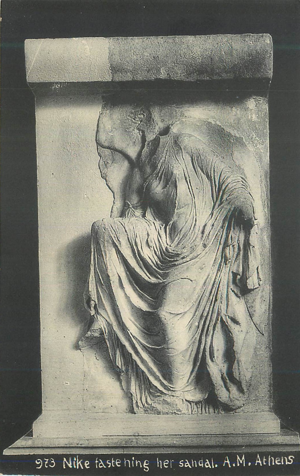 CPA Nike Fastening Her Sandal AM Athens