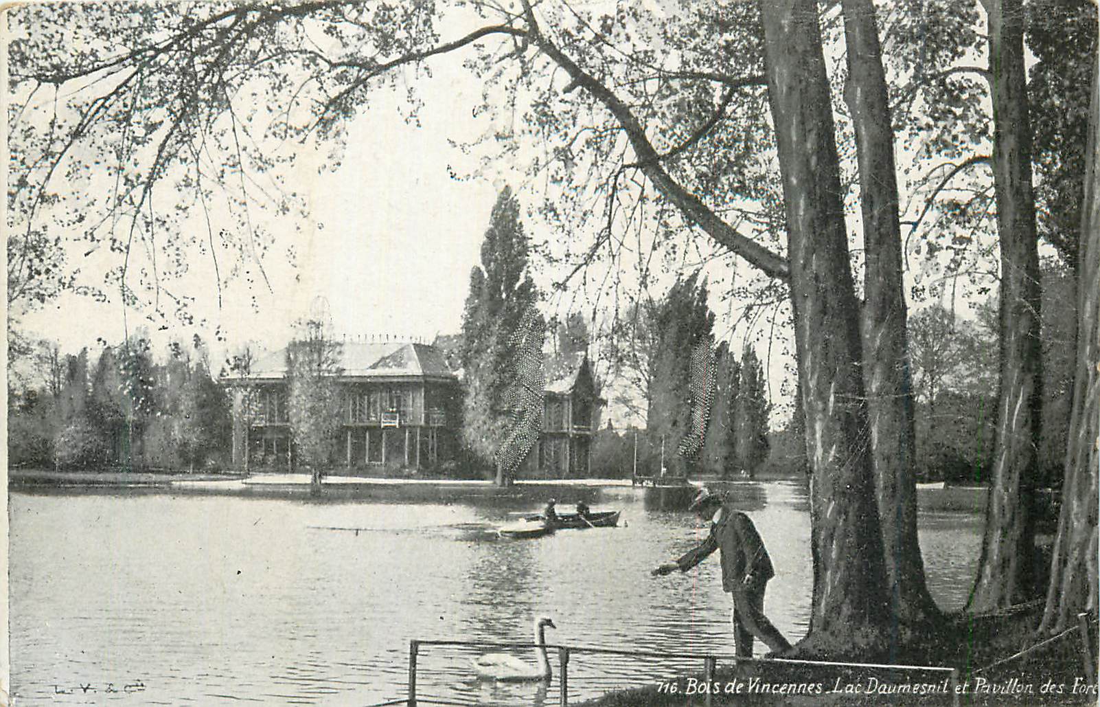 CPA Bois de Vincennes Lac Daumesnil et Pavillon