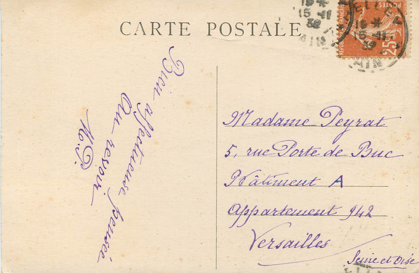CPA Route de Belley a Yenne Le Defile du Rhone — Rückseite