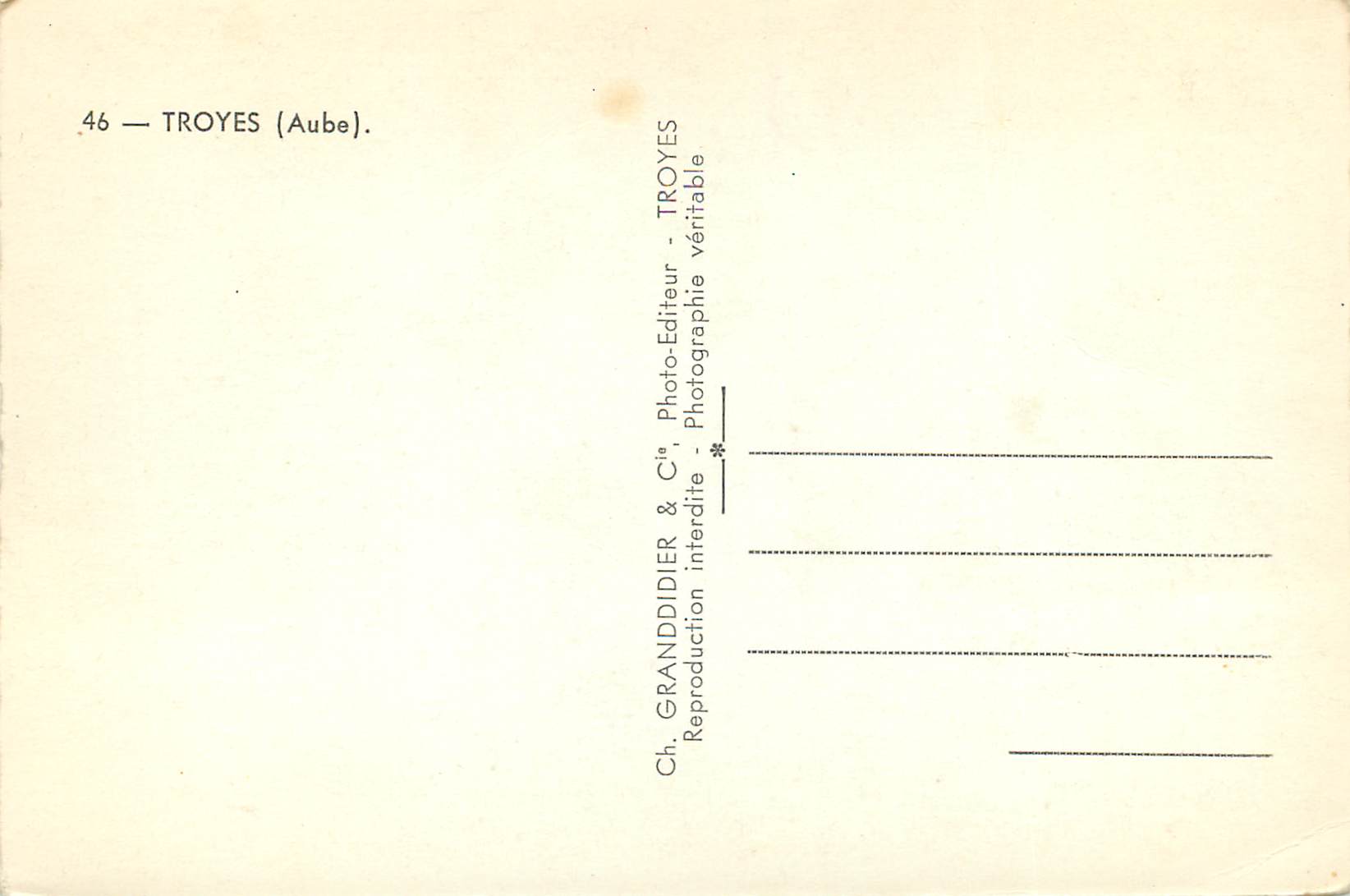 99 MOUTONS et UN CHAMPENOIS font 100 BETES ! — Ch. GRANDIDIDIER & Cie, TROYES (Aube) — Reverso