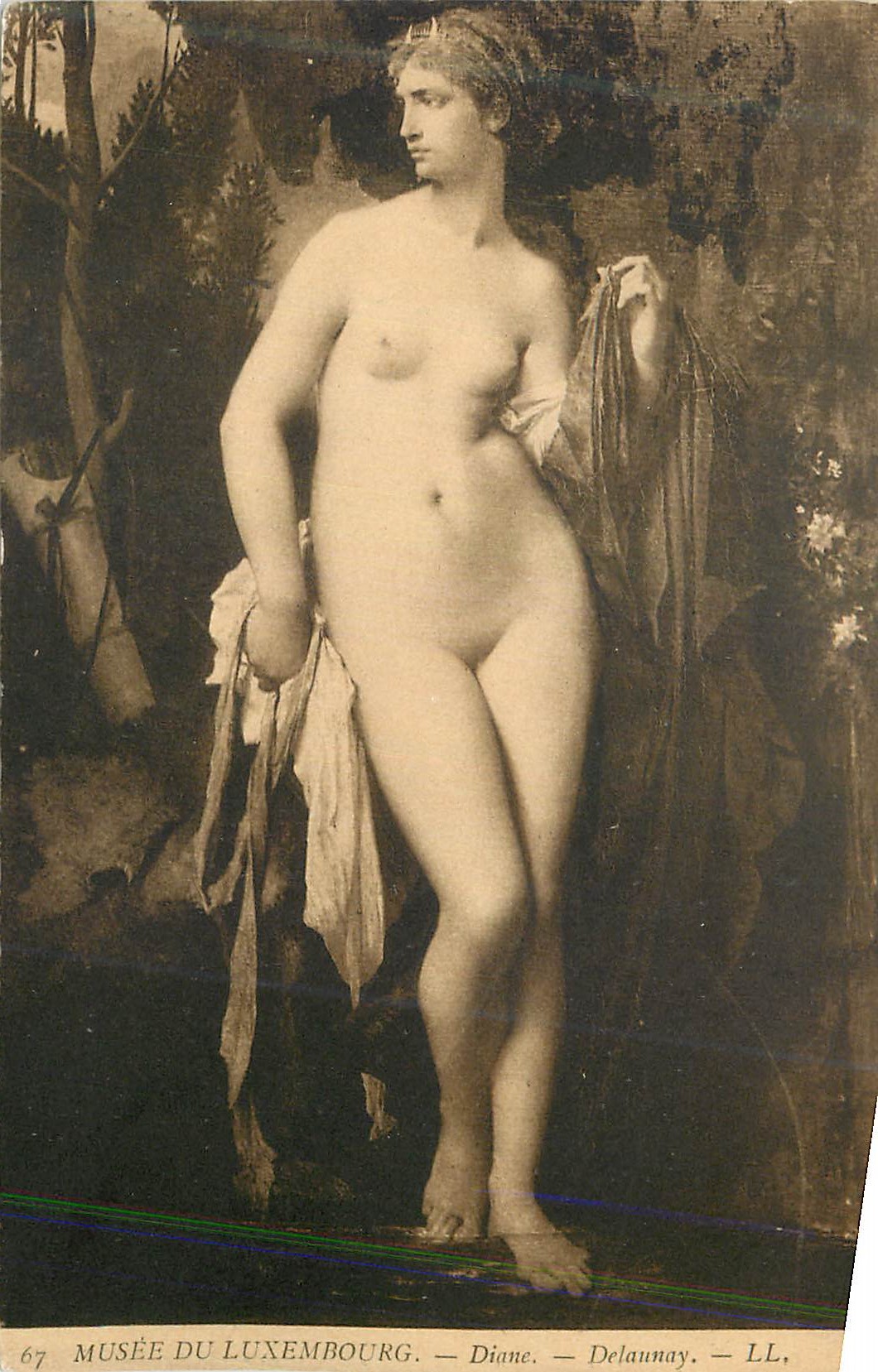 CPA Musee du Luxembourg Diane Delaunay