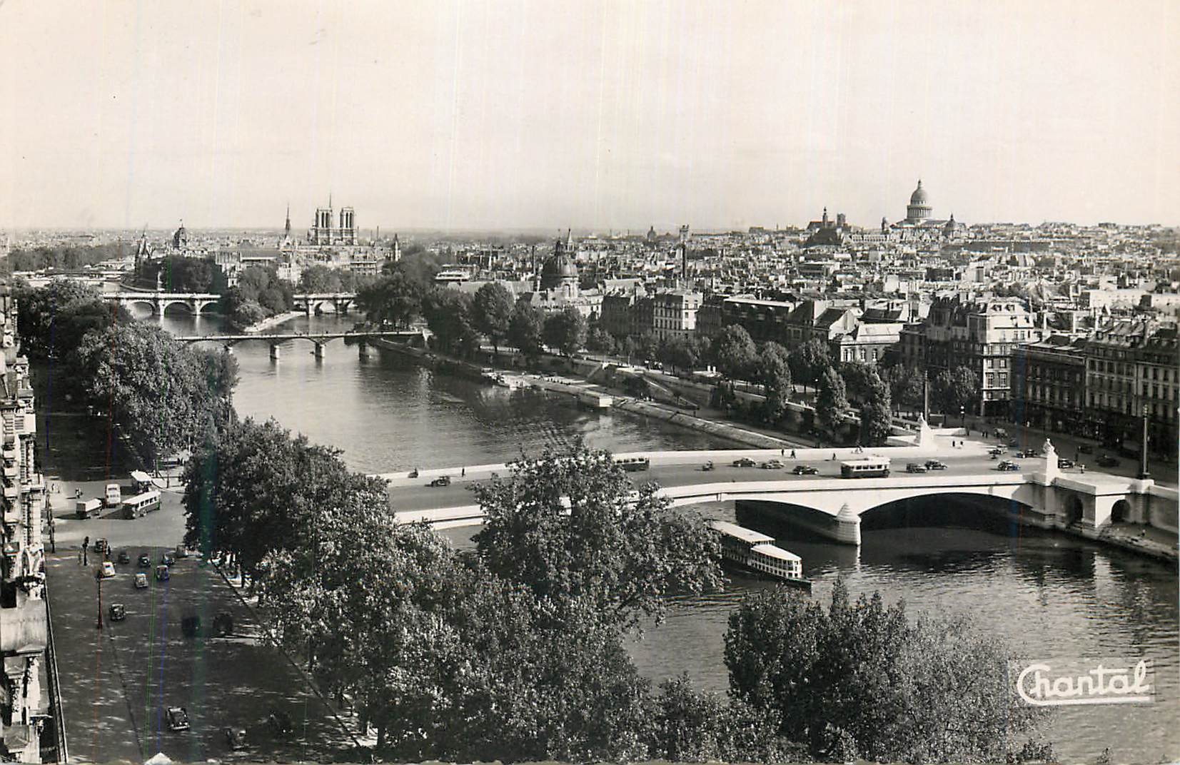 CPM Paris La Pointe de la Cite et Les Ponts