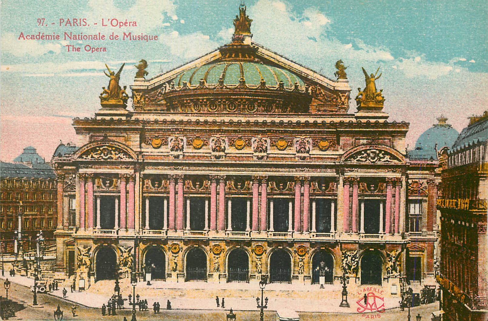 CPA Paris L'Opera Academie Nationale de Musique