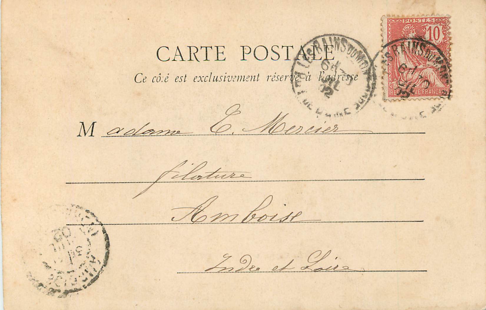 Le Capucin — Mont-Dore — B.F., Paris — Verso