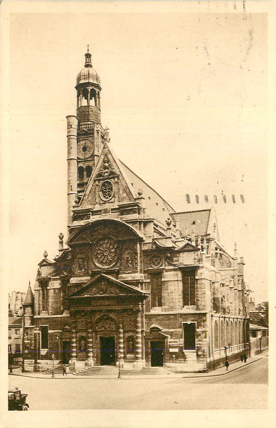 CPA Vue de Paris L'Eglise Ste Genevieve
