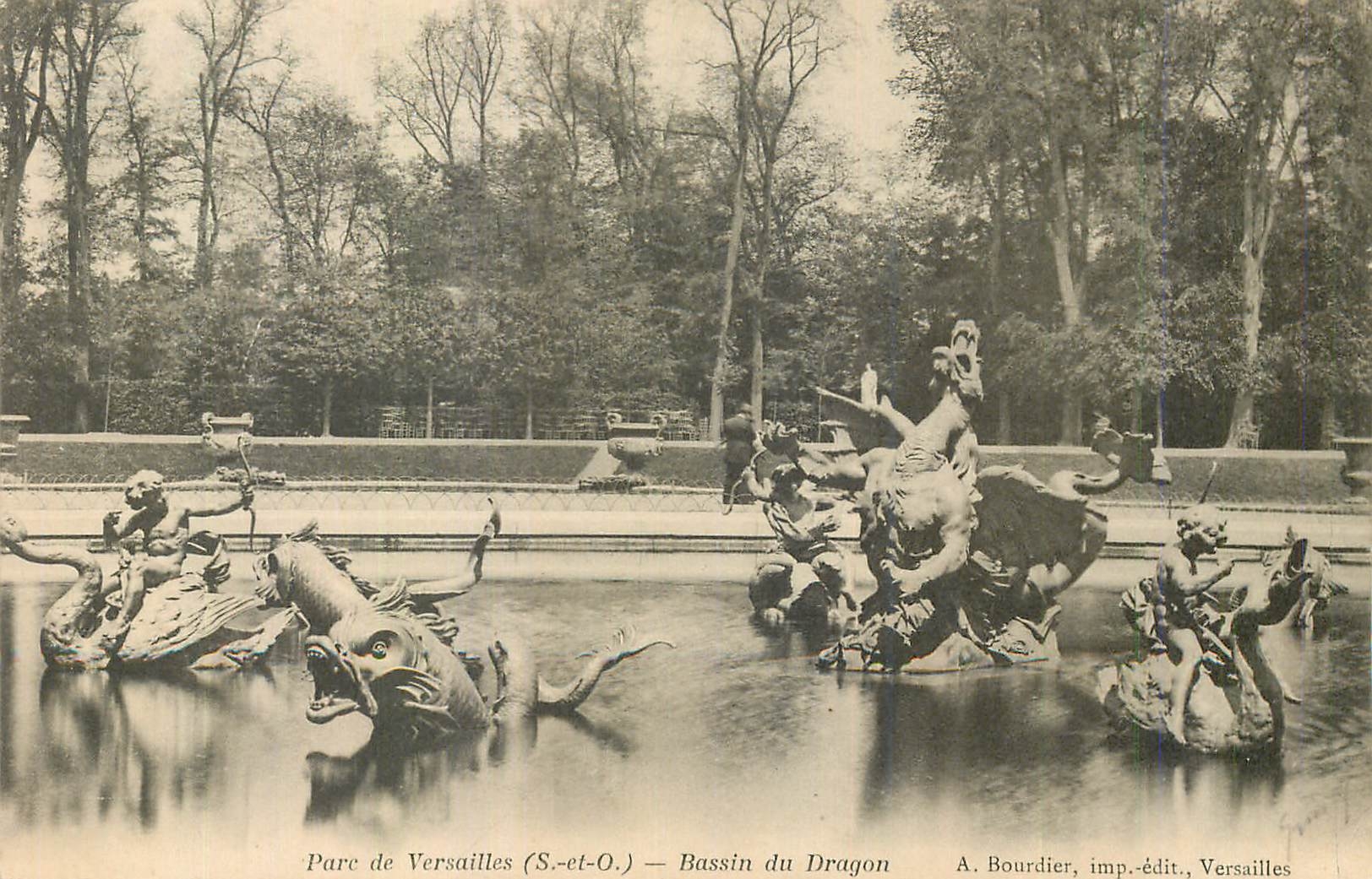 CPA Parc de Versailles (S et O) Bassin du Dragon