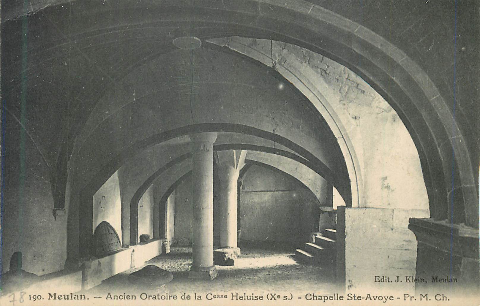CPA Meulan Ancien Oratoire de la Cesse Heluise (Xe S) Chapelle Ste Avoye Pr M Ch