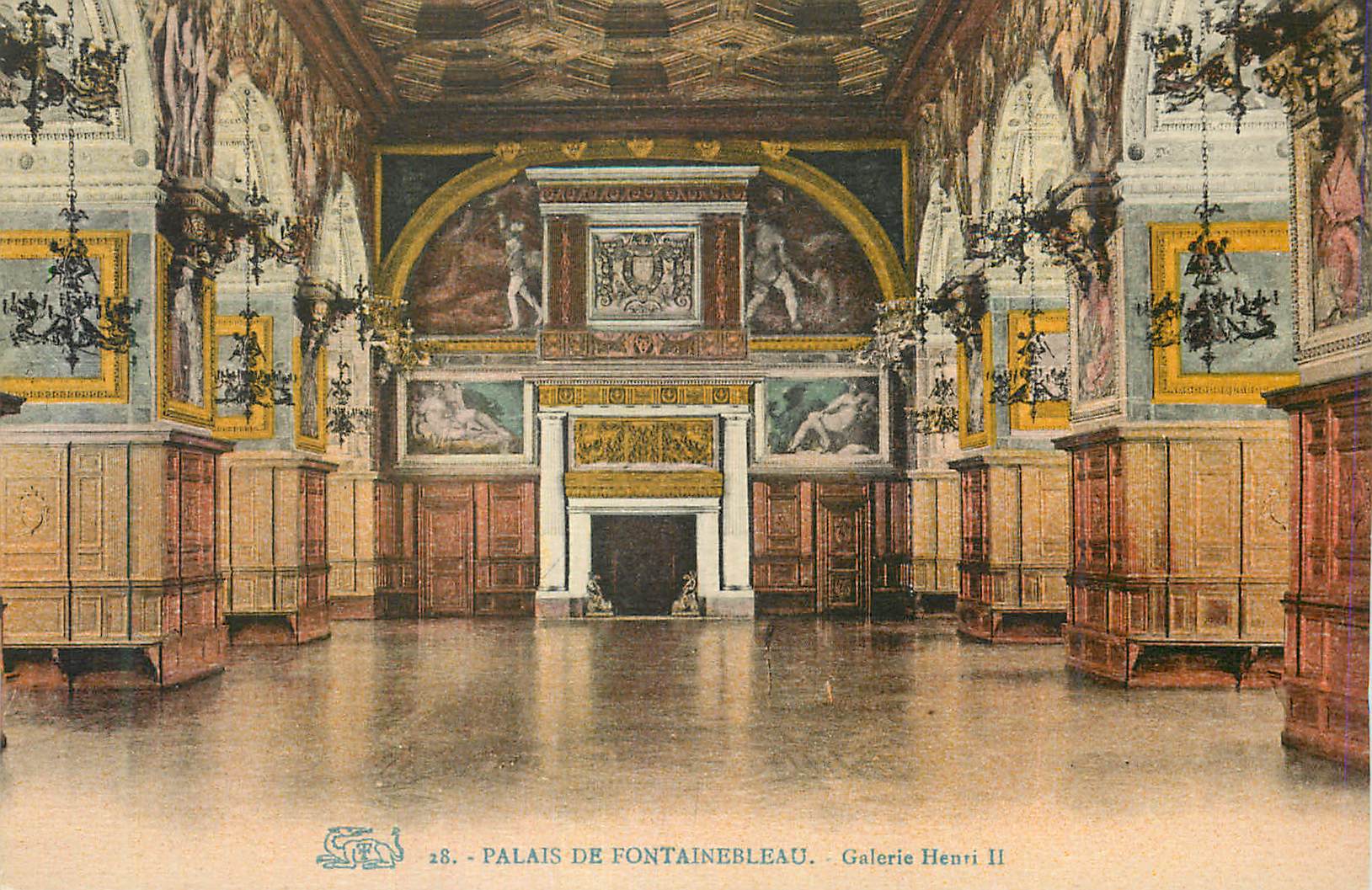 Palais de Fontainebleau — Galerie Henri II — Éditeur non identifié, n° 28