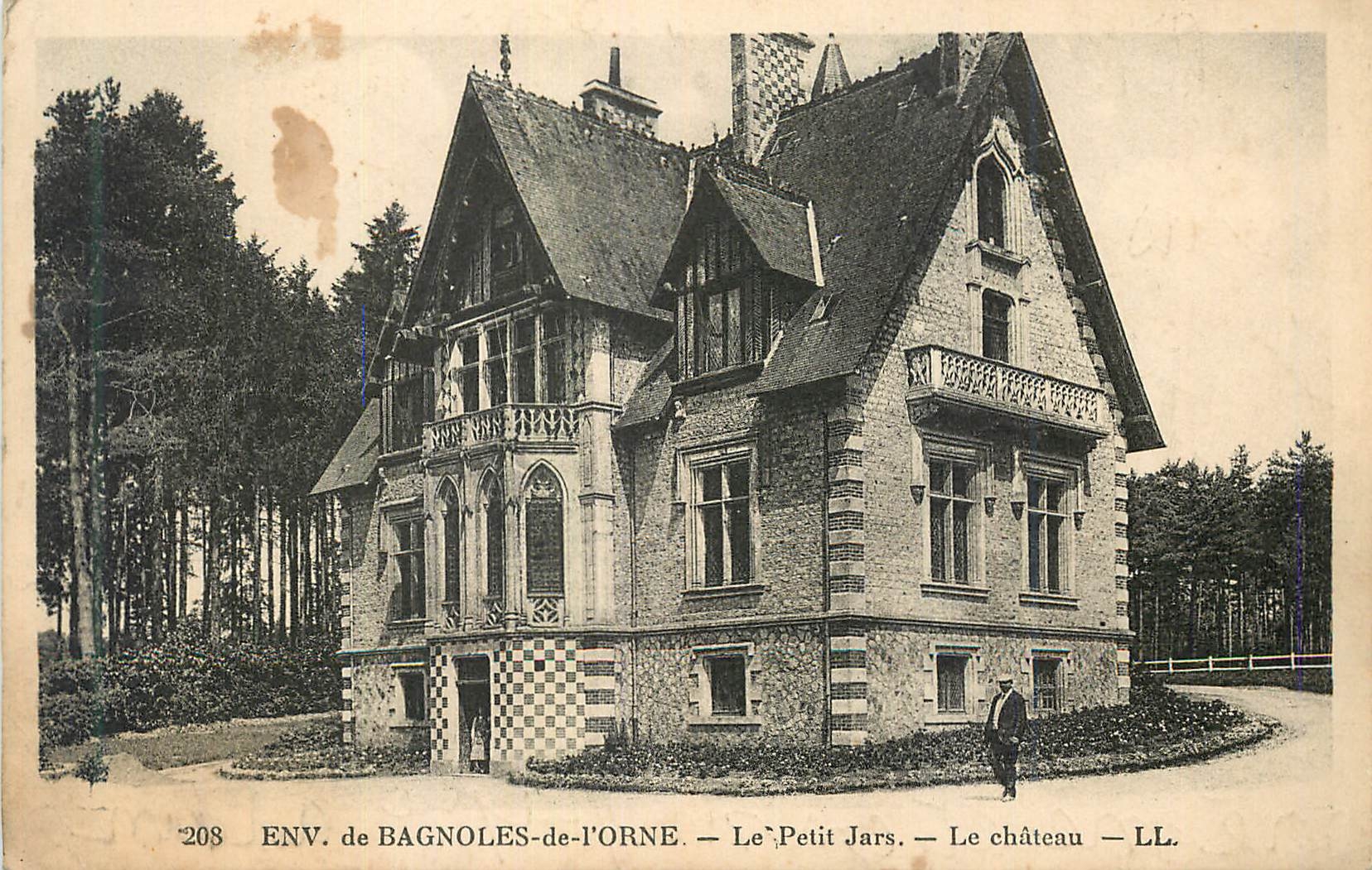 CPA Env de Bagnoles de l'Orne Le Petit Jars Le Chateau