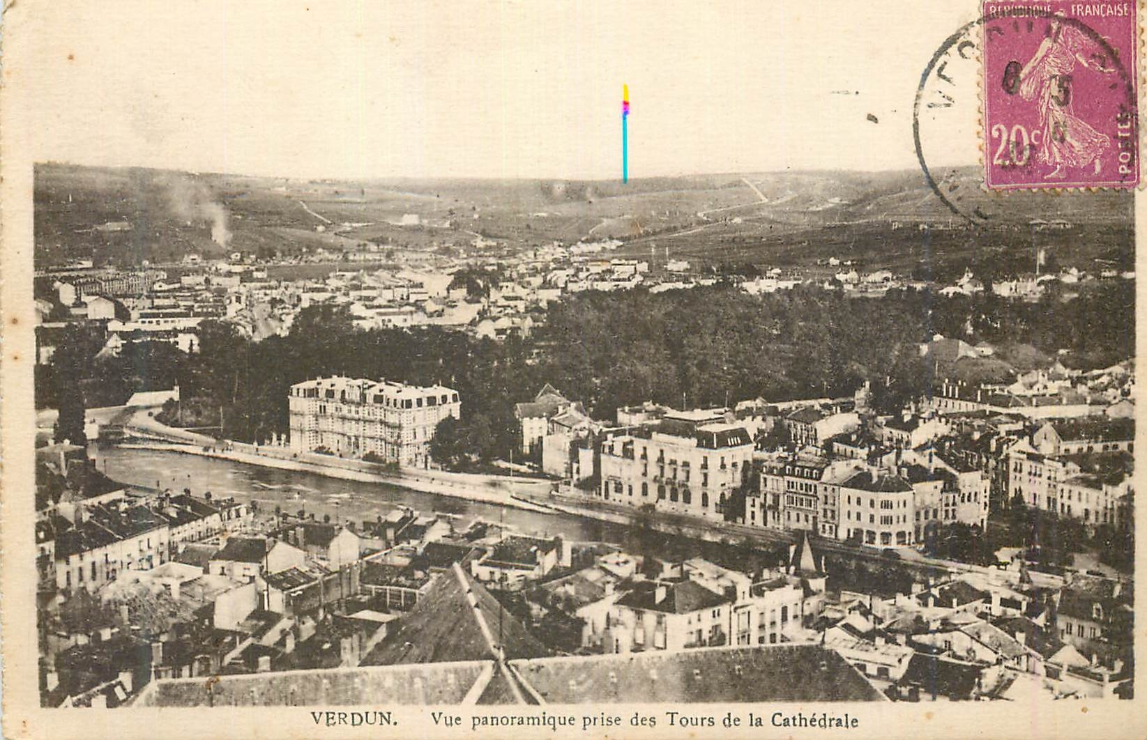 Verdun — Panoramic view taken from the Cathedral Towers — Edition Verdun