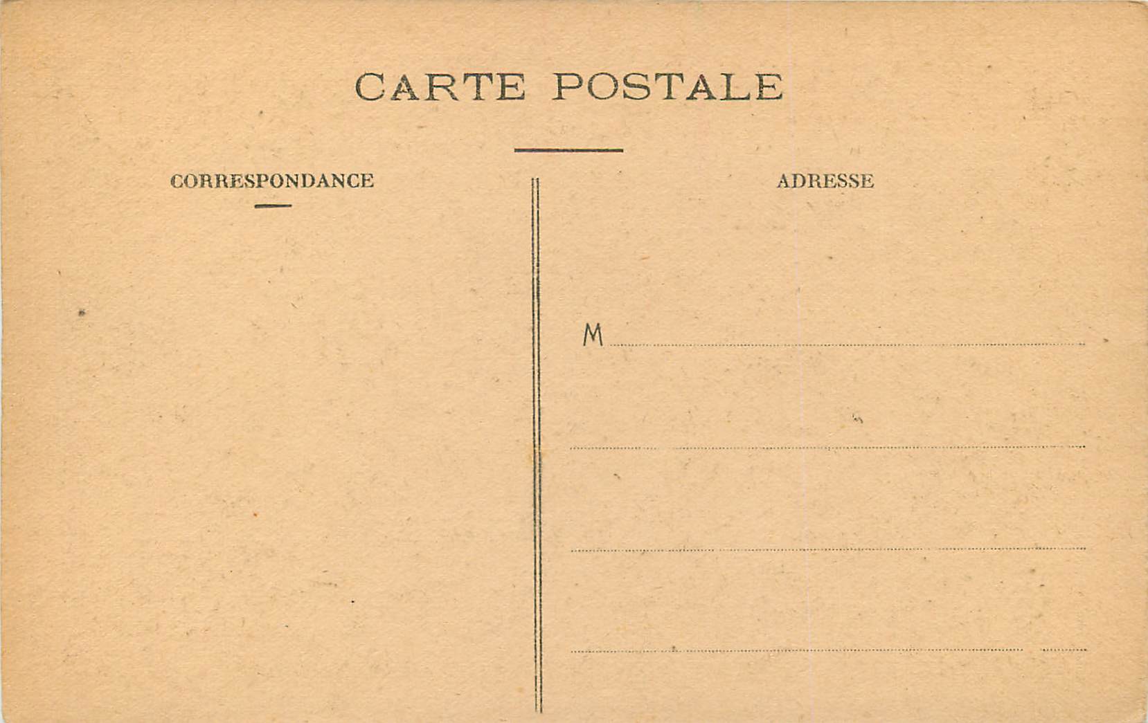 CPA Louvre Sujet Pastoral Coucher — Verso