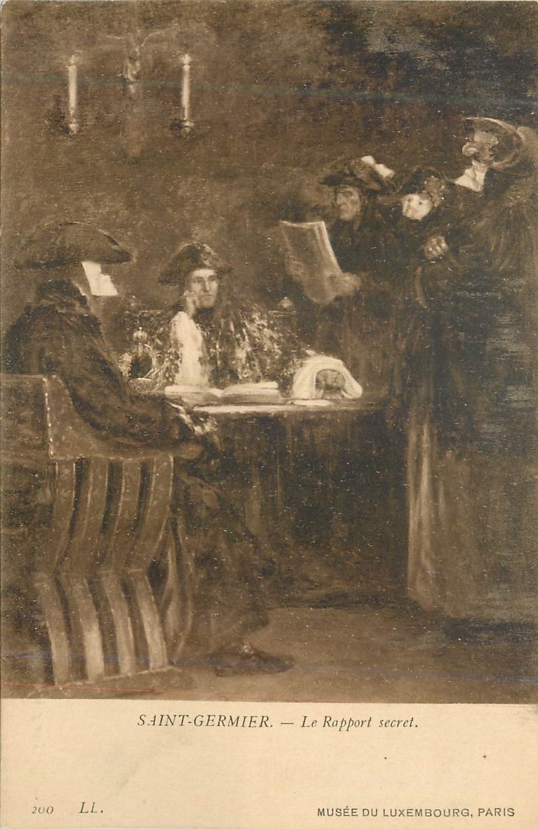 CPA Saint Germier le Rapport Secret Musee du Luxembourg Paris