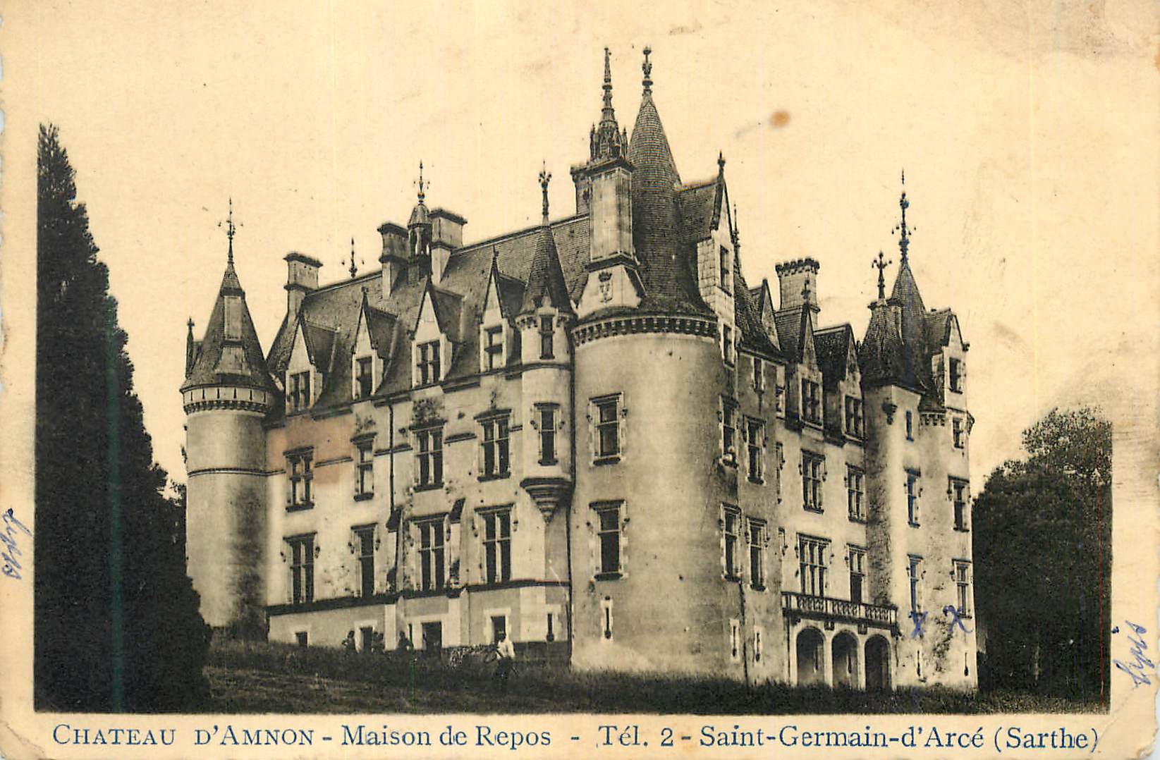 Château d'Amnon - Maison de Repos — Saint-Germain-d'Arcé (Sarthe)
