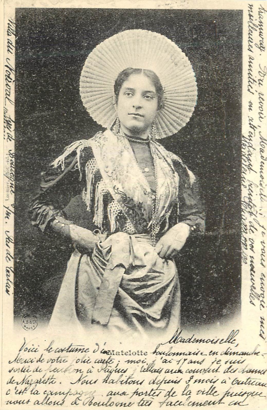 Matelote boulognoise — costume traditionnel — Édition C.E.E. D2 438 403 08