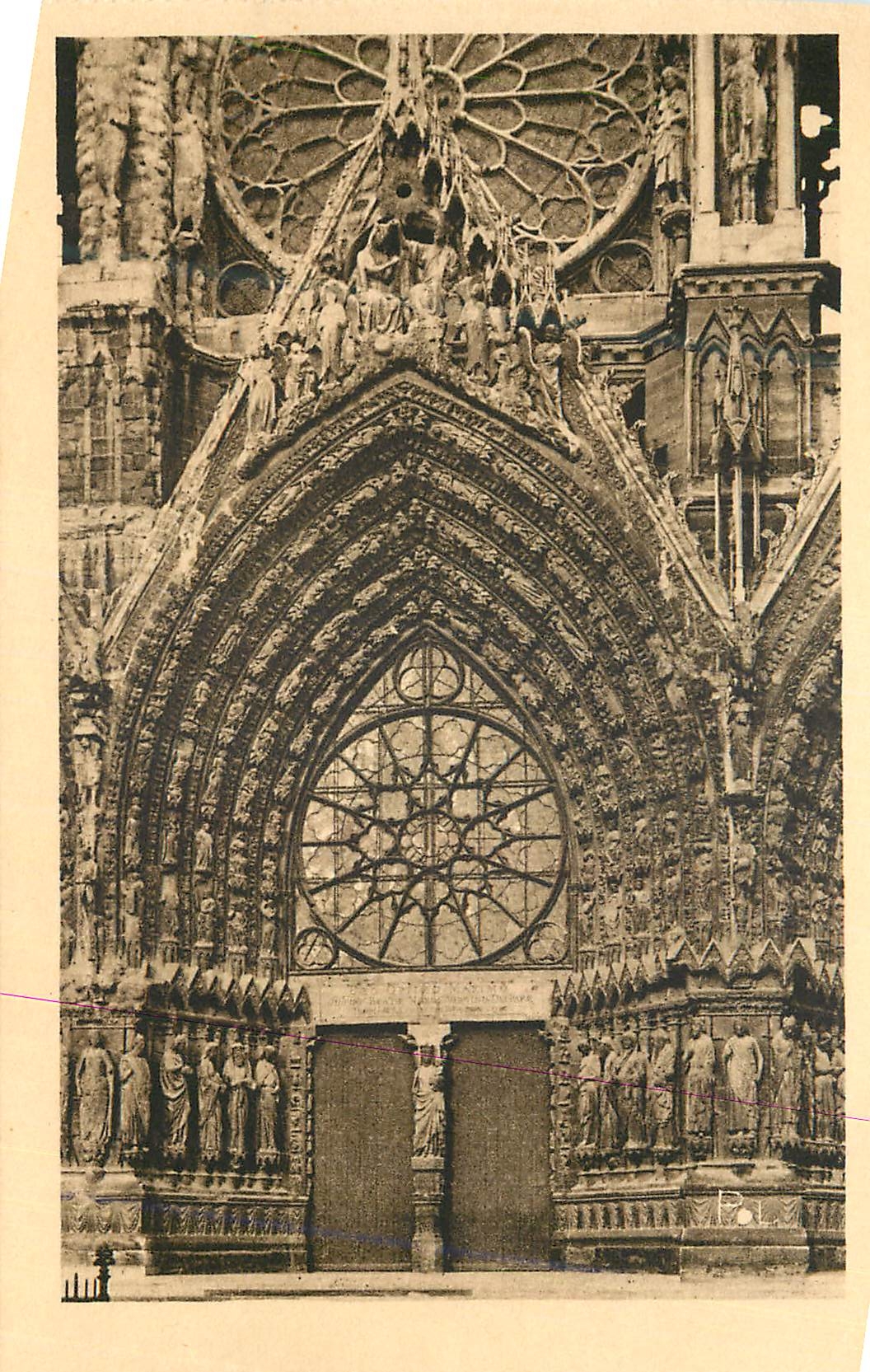 Reims - La Cathédrale - Le Grand Portail — Éditeur Politis-Dupuy, Reims, n° 506
