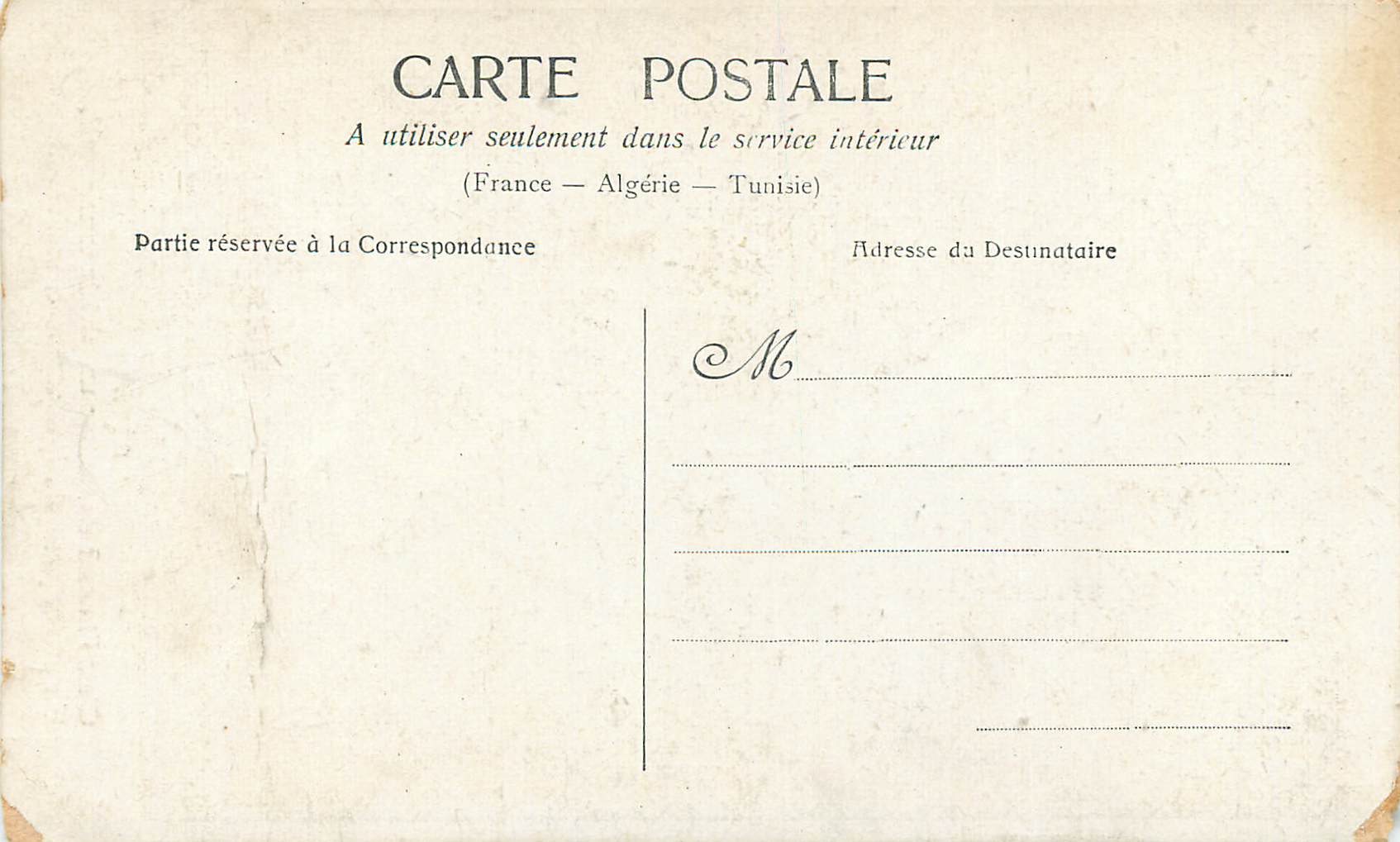 CPA Reverie C'est L'instant de Gouter un Plaisir sans Pareil En Provoquant ainsi Doucement Son Reveil — Rückseite