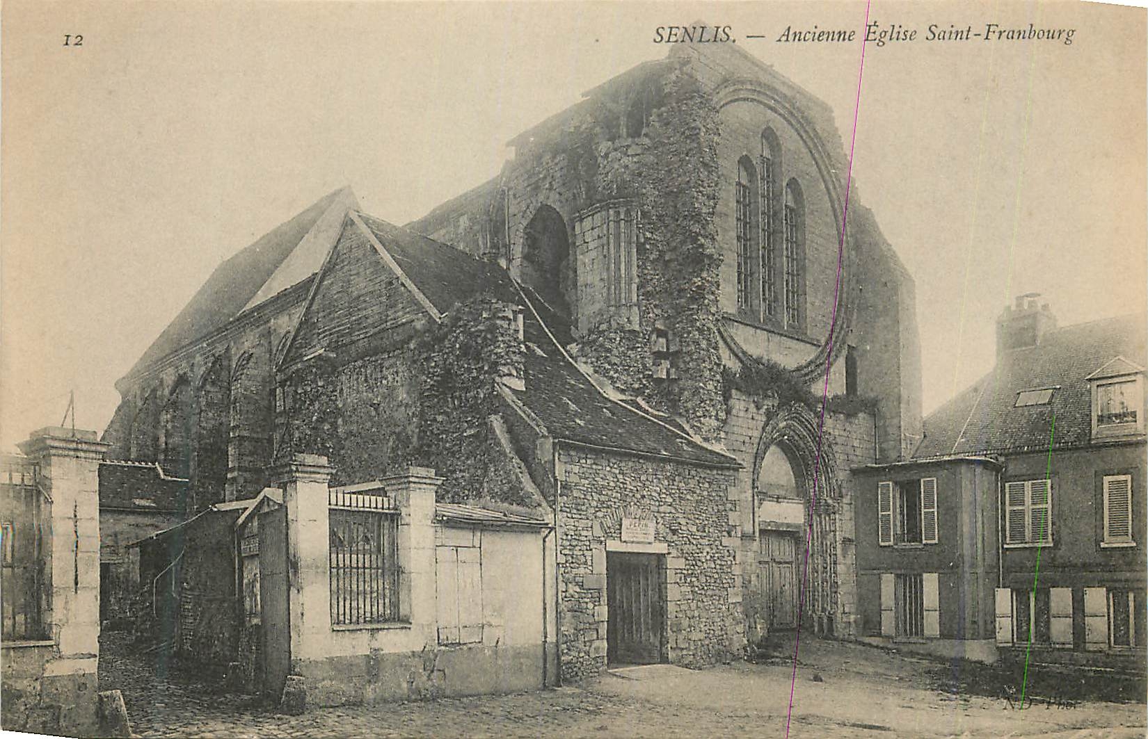 Senlis — Ancienne Église Saint-Franbourg — ND Phel