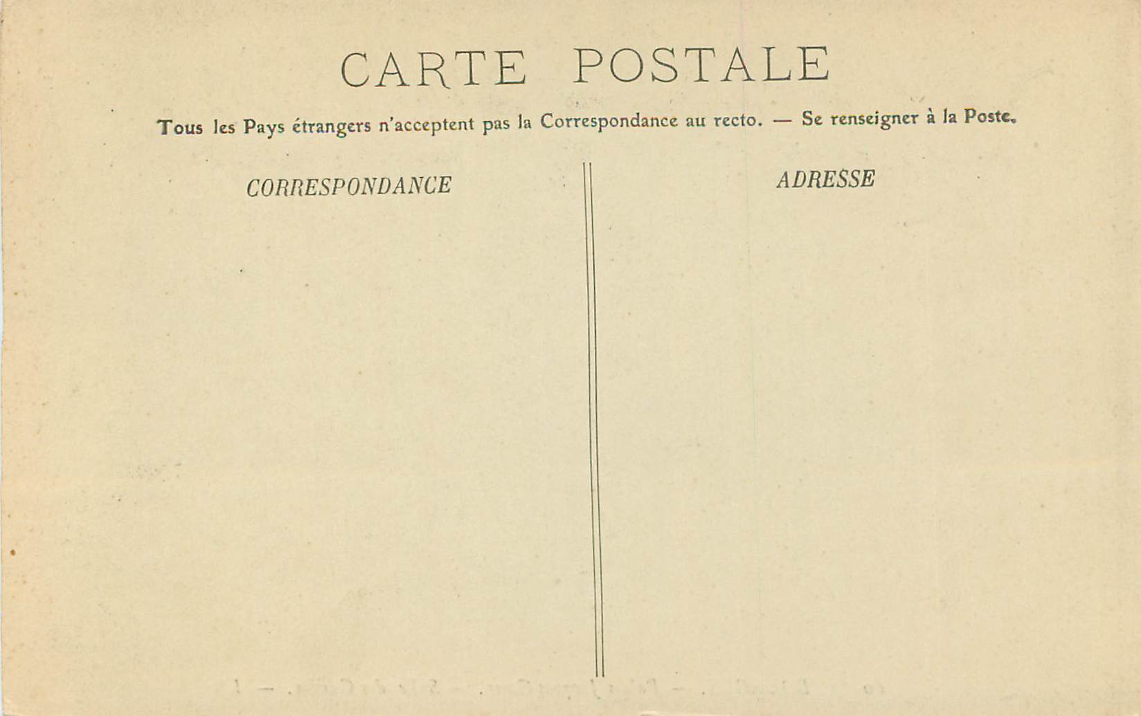 CPA Bourges Palais Jacques coeur Salle des Gardes — Verso