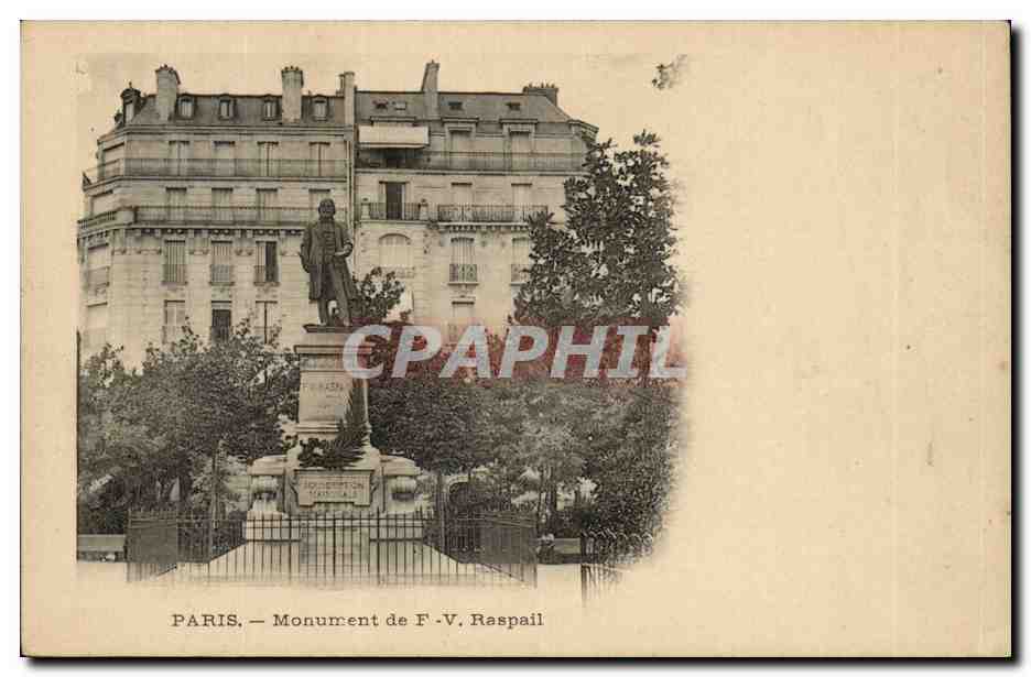 Paris(14) Monument de F-V Raspail -CPA
