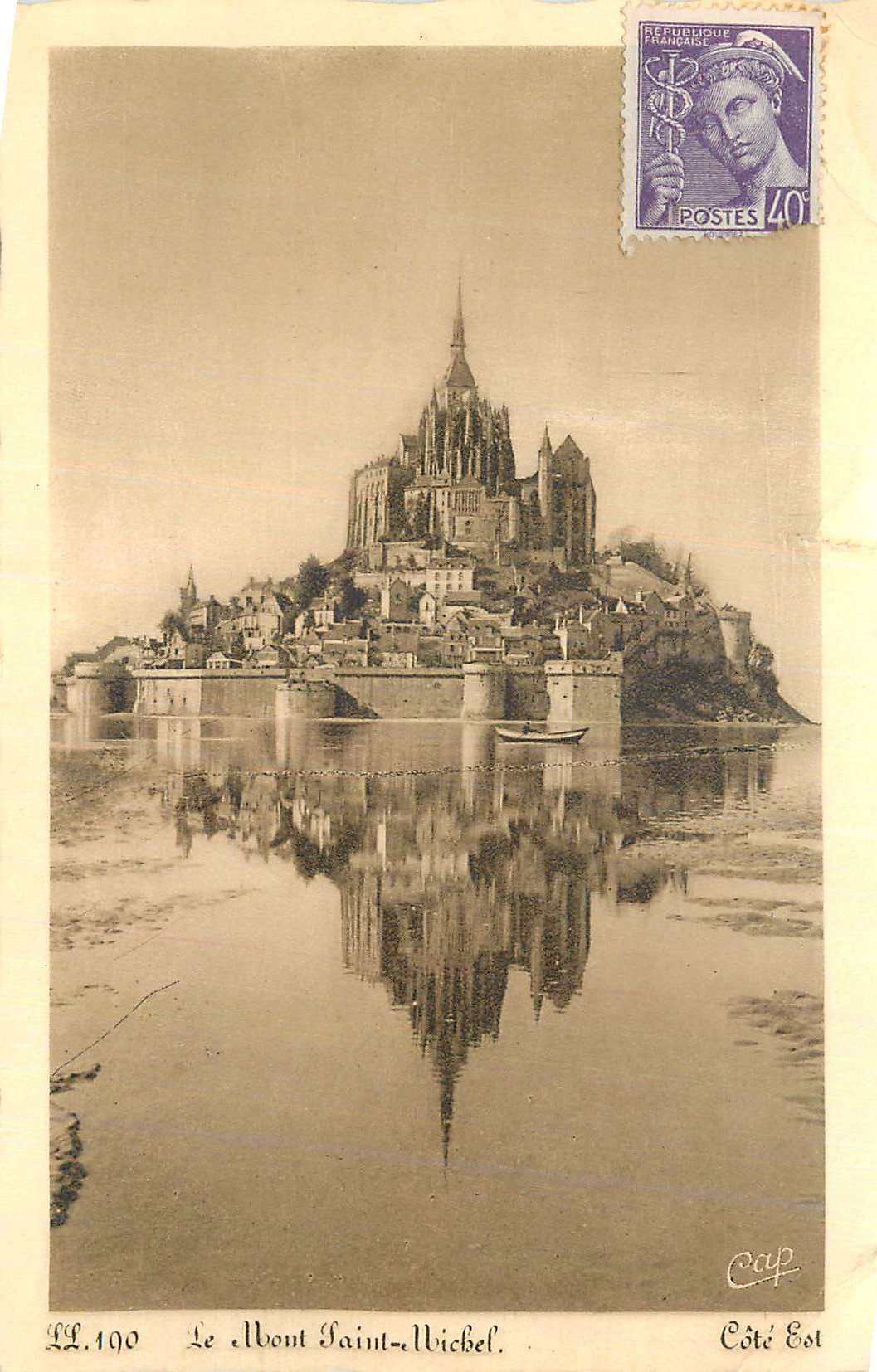 CPA le Mont Saint Michel Cote Est