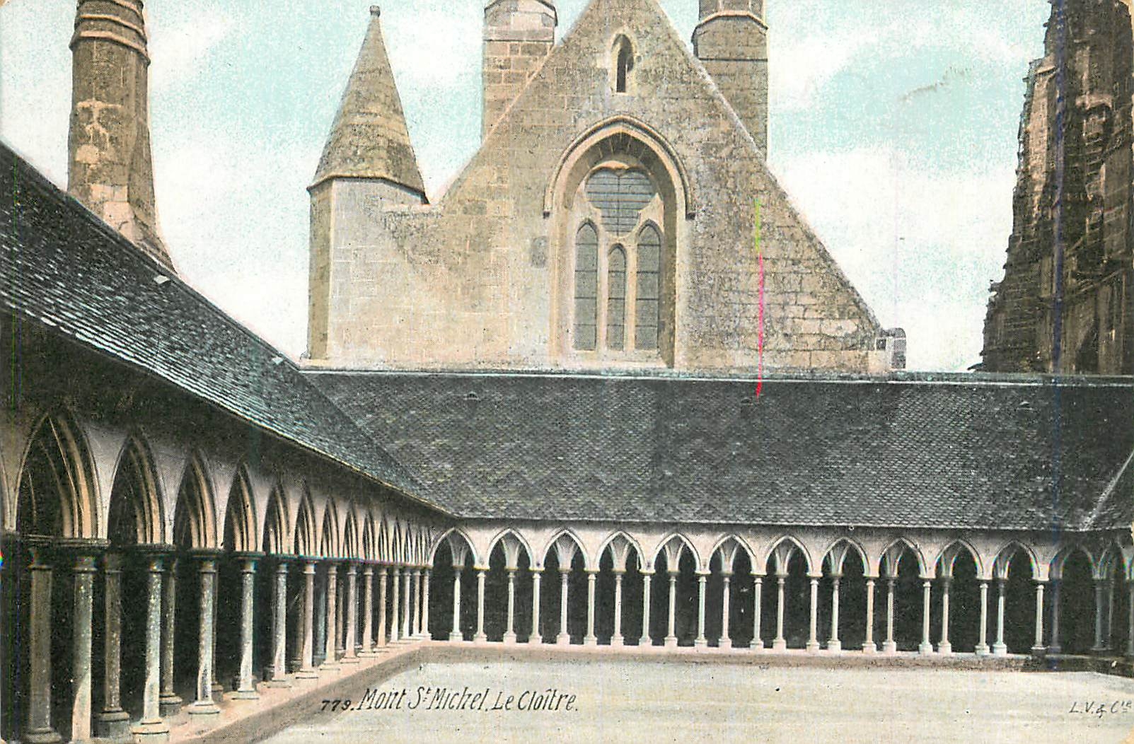 Mont Saint-Michel — Le Cloître — L.V. & Cie, n° 779 - Recto