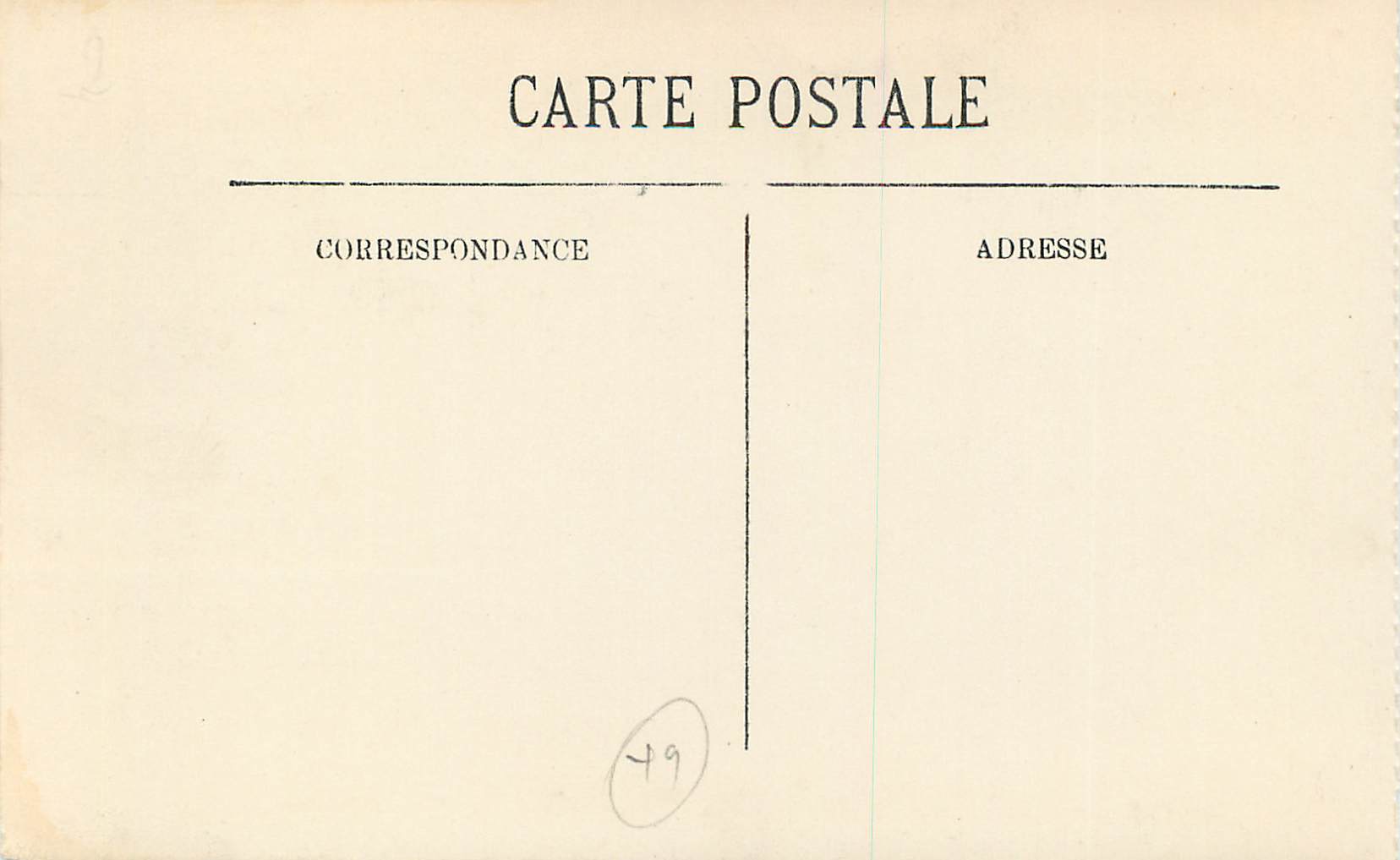 CPA Saumur(M et L) l'Hotel de Ville Salle du Conseil Municipal — Rückseite