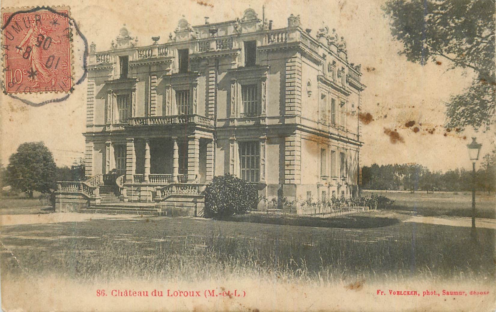 CPA Chateau du Loroux (M et L)