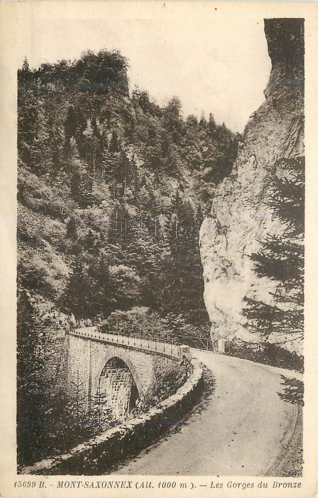 CPA Mont Savonnex (Alt 4000m) les Gorges du Bronze