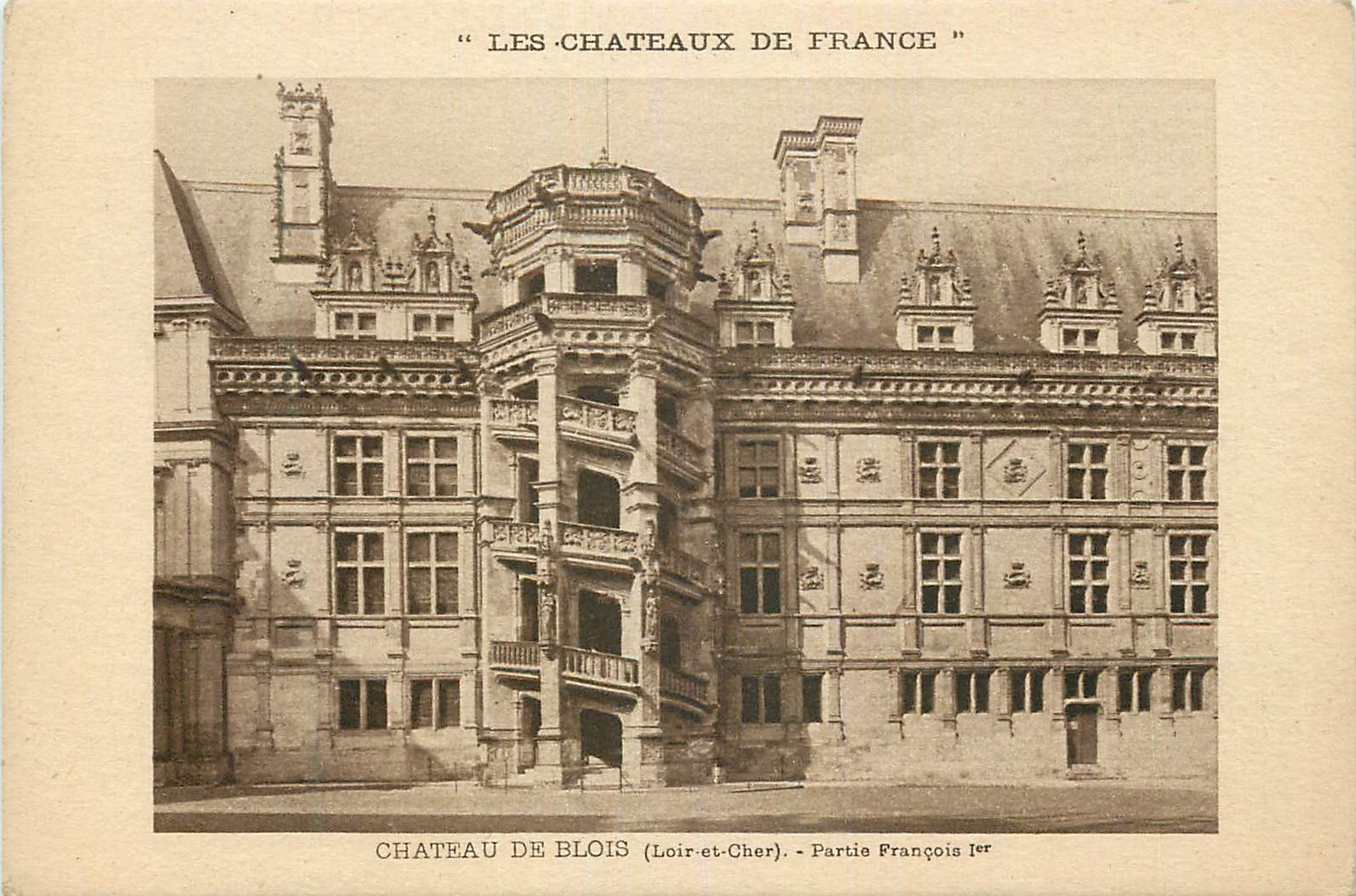 CPA les Chateaux de France Chateau de Blois (Loir et Cher) Partie Francois 1er