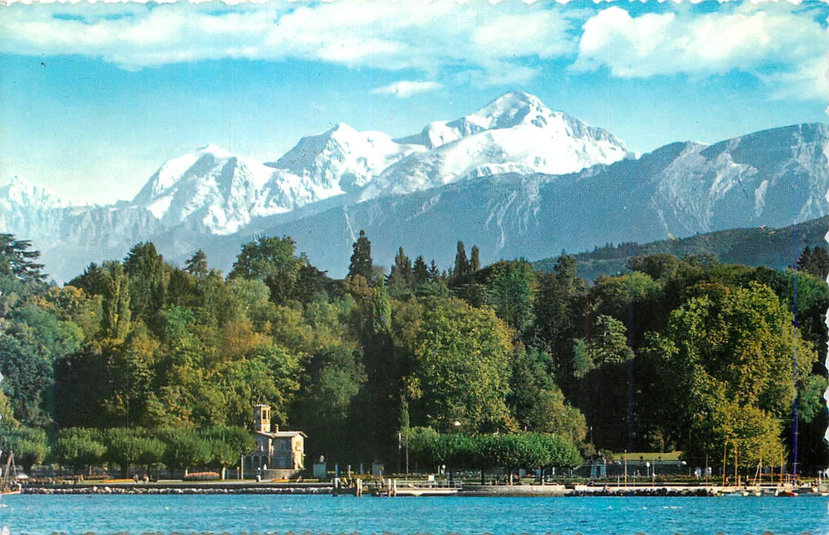 CPM Geneve le Mont Blanc 4810m