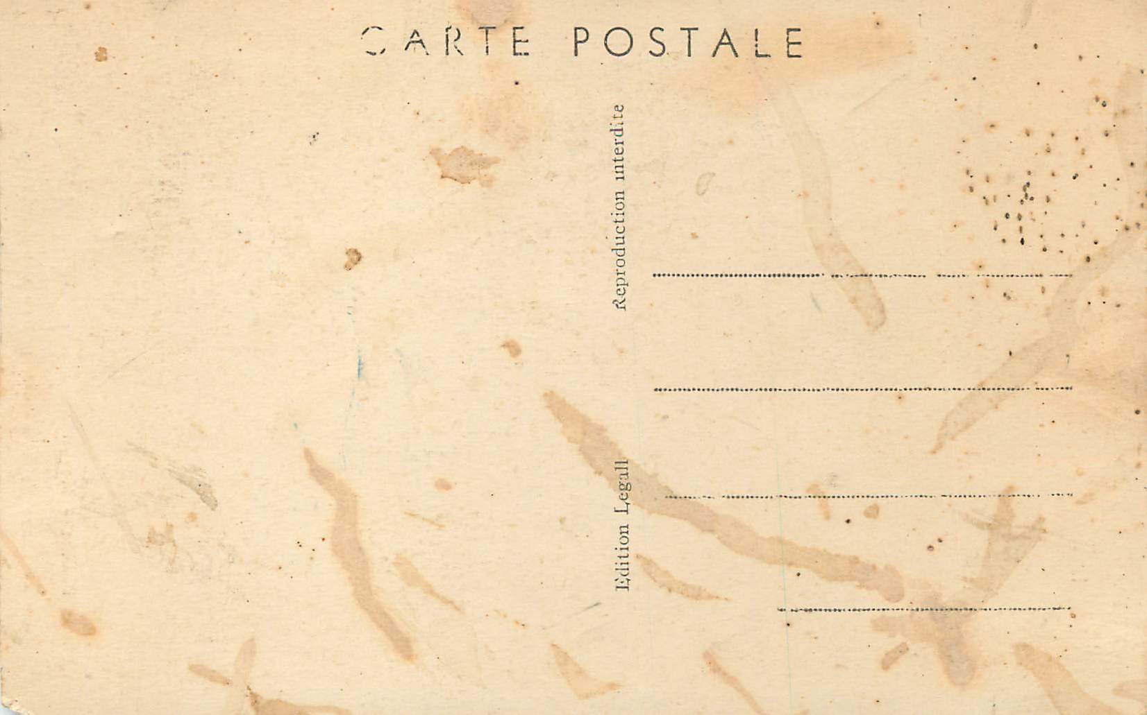 CPA Saint Fiacre par Meaux (S et M) Tombeau et Pierre de St Fiacre Patron des Jardiniers — Verso