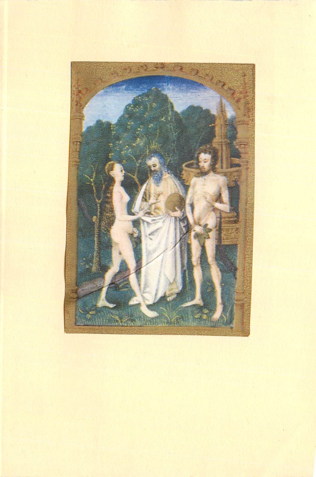 CPA Bible Moralisee (XV e siecle) Bibliotheque Nationale