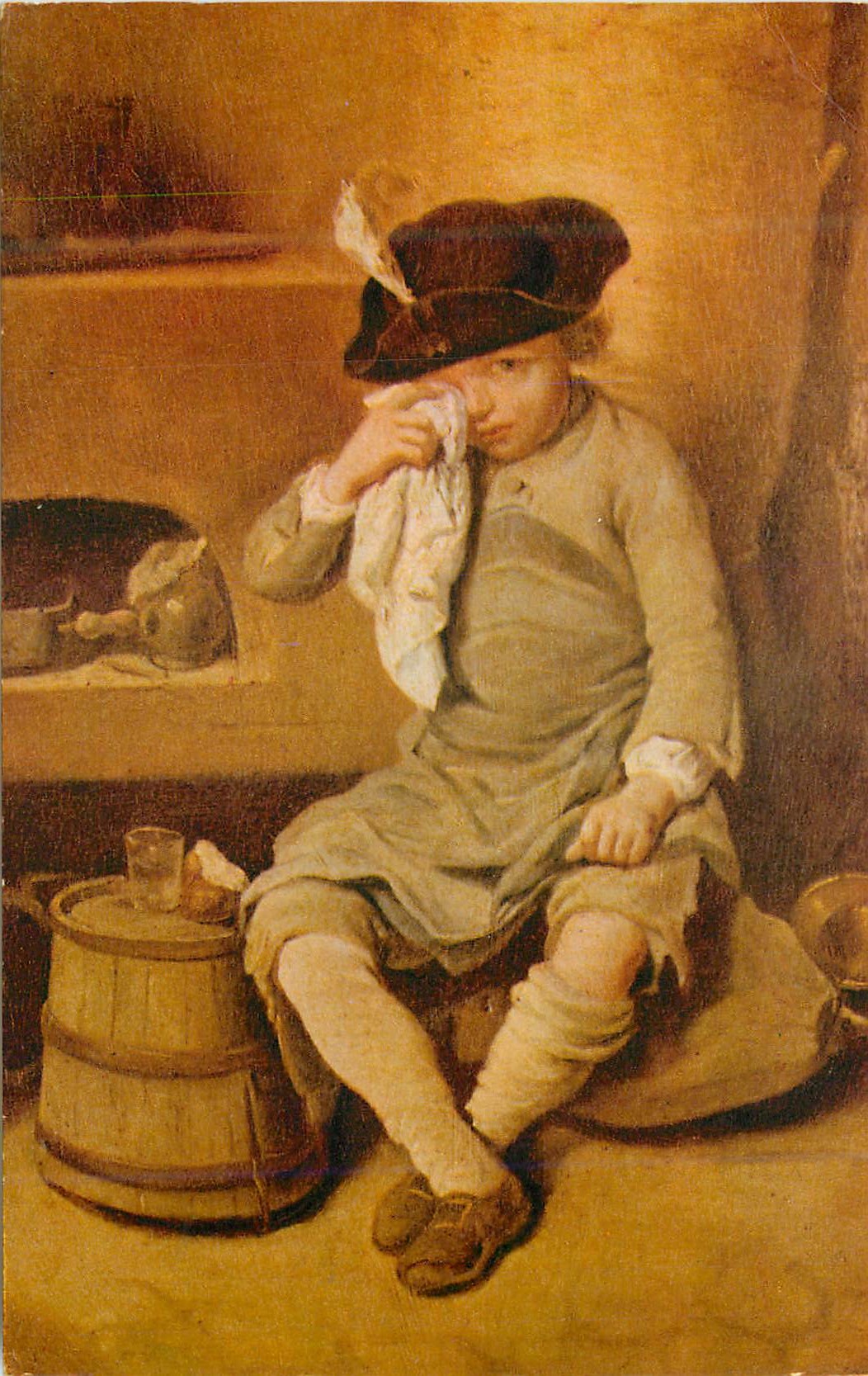 CPA Lepicie (1698 1755) l'Enfant en Penitence (Musee des Beaux Arts Lyon)