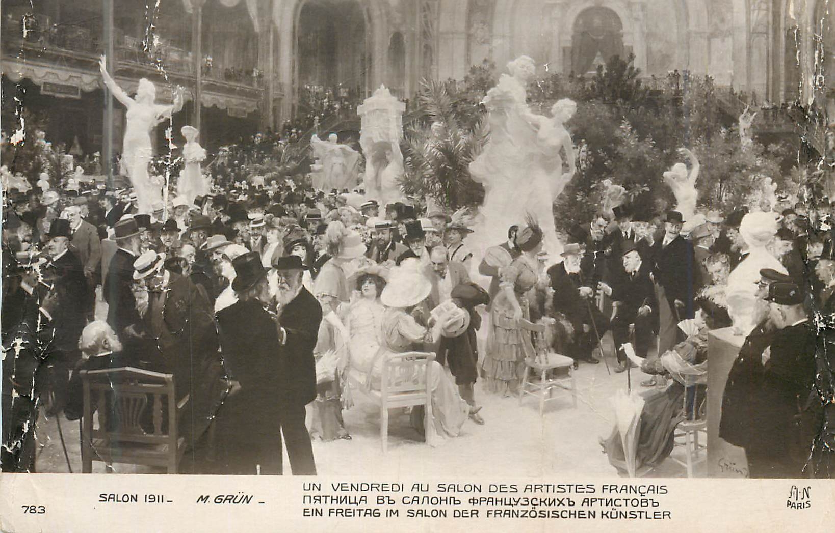 CPA Salon 1911 M Grun un Vendredi au Salon des Artistes Francais
