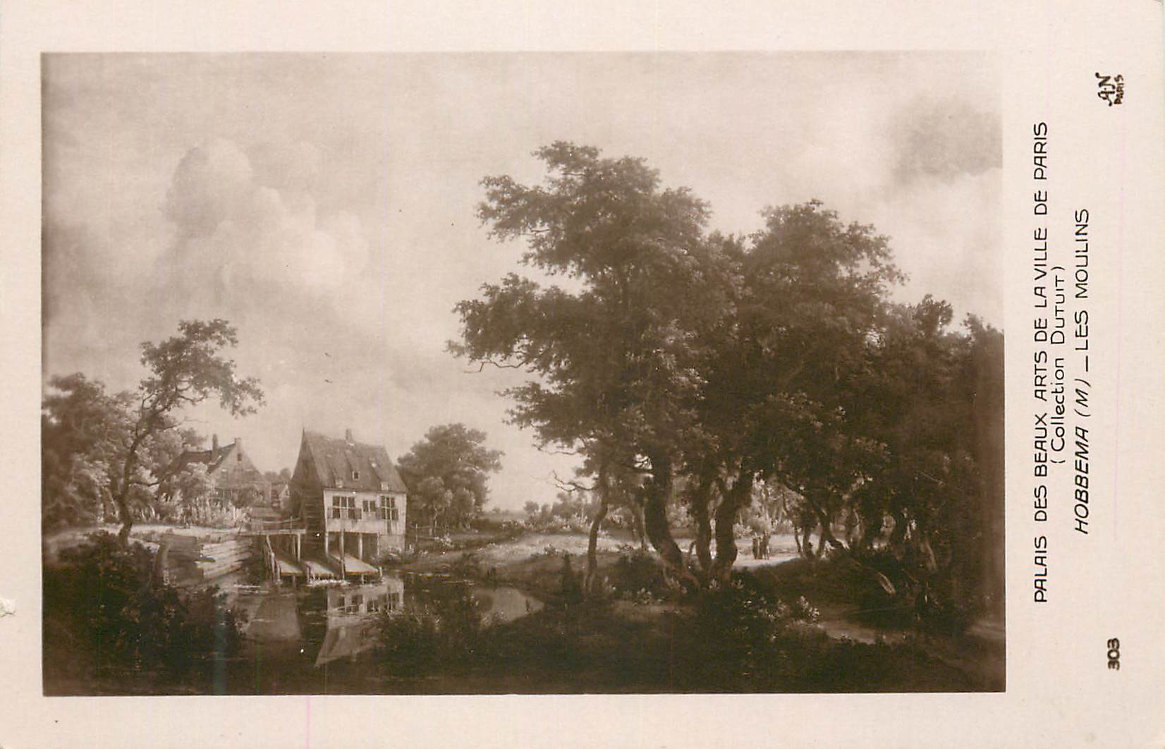 CPA Palais des Beaux Arts de la Ville de Paris Dutuit Hobbema Les moulins