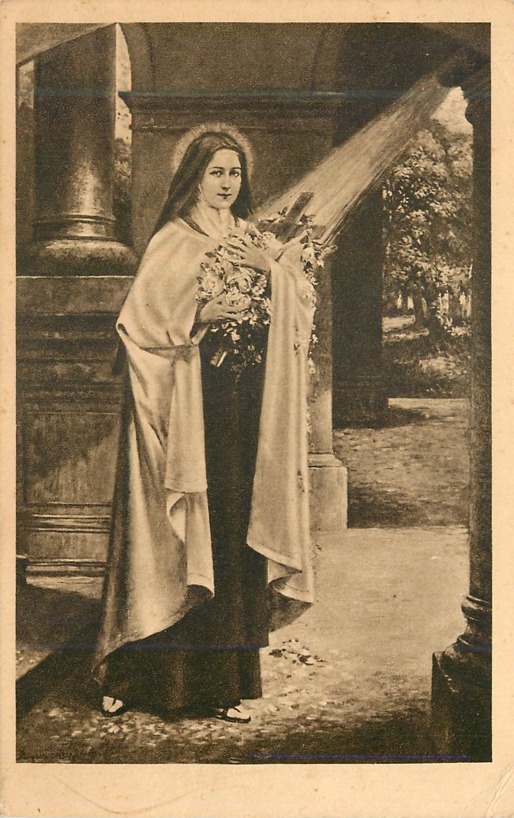 CPA Ste Therese de l'Enfant Jesus ( Tableau de F Roybet) 