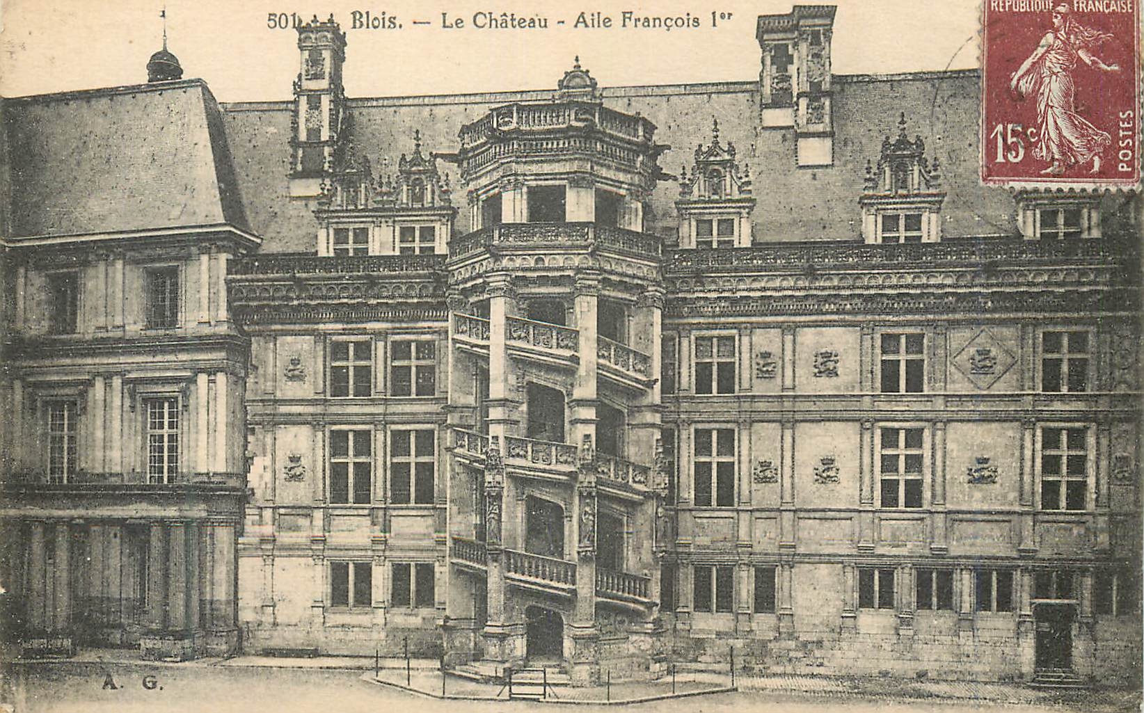 CPA Blois le Chateau Aile Francois 1er