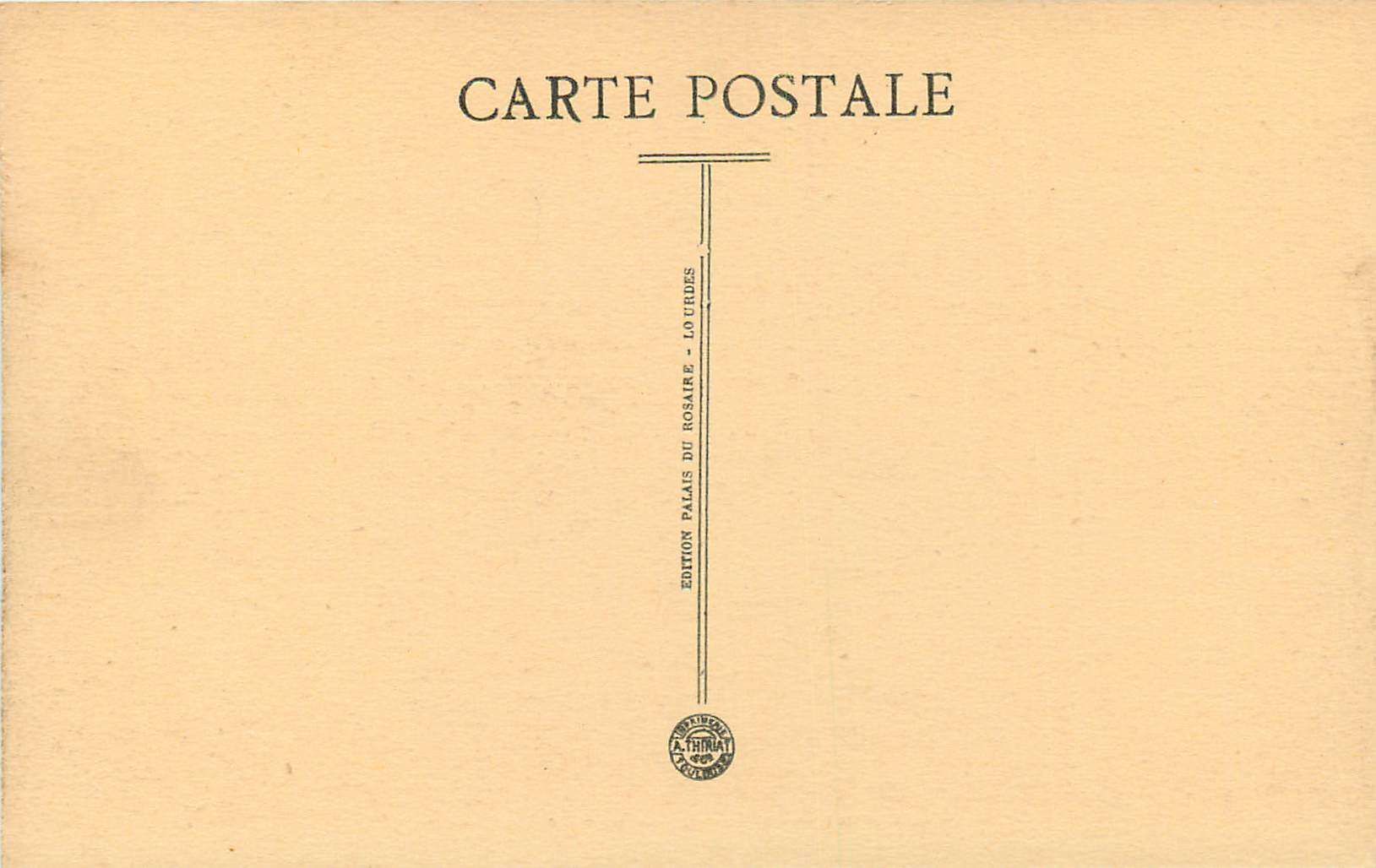 CPA Cauterets le Lac de Gaube et le Vignemale — Back