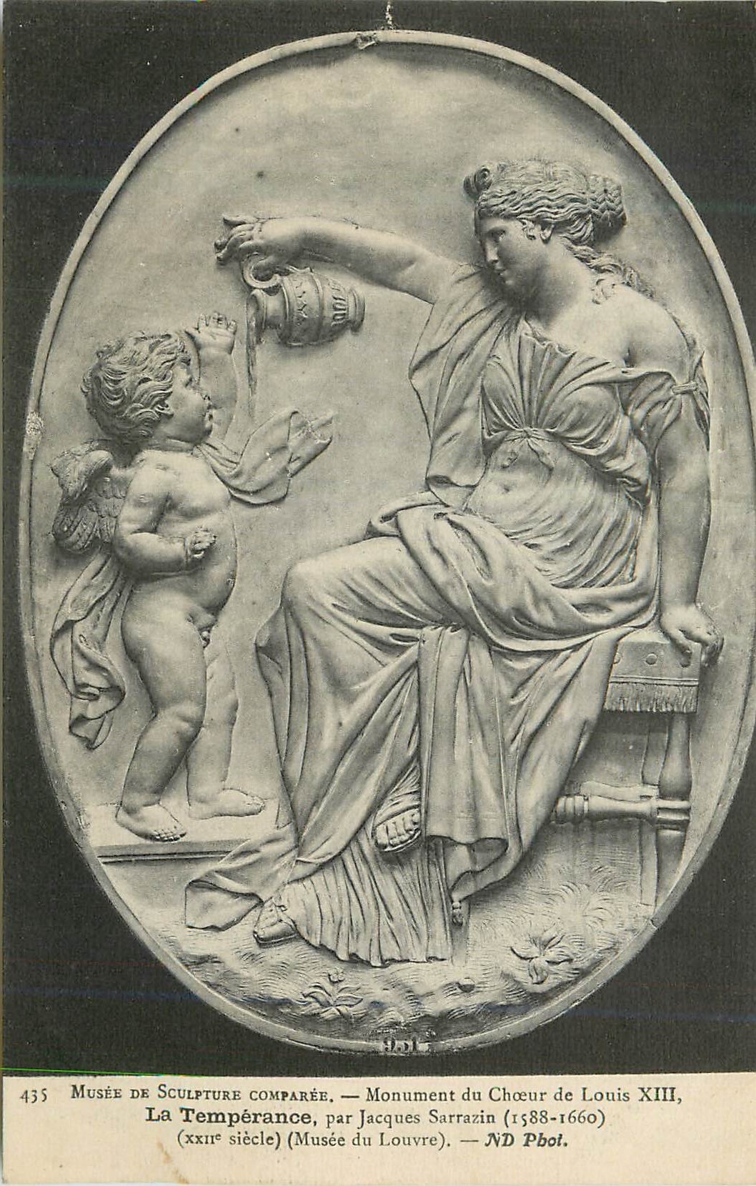 CPA Musee de Sculpture Comparee Monument du Choeur de Louis XIII la Temperance par Jacques Sarrazin (1588 1660) Musee du