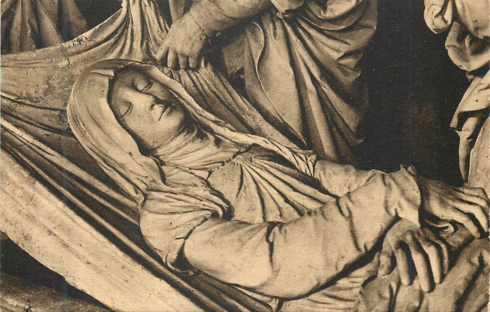 Die Jungfrau in ihrem Leichentuch, 1553 — Die Heiligen von Solesmes — J. Malicot, phot. Sable
