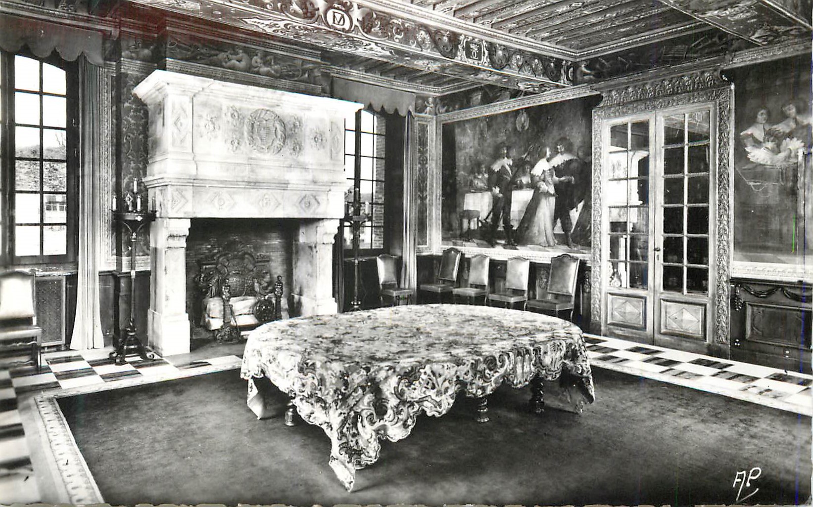 CPM Chateau de Gros Bois (Seine et Oise) la Salle a Manger