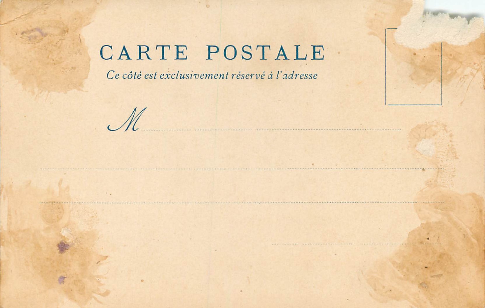 Le Vieux Paris — Exposition Universelle de 1900 — Arabida — Verso
