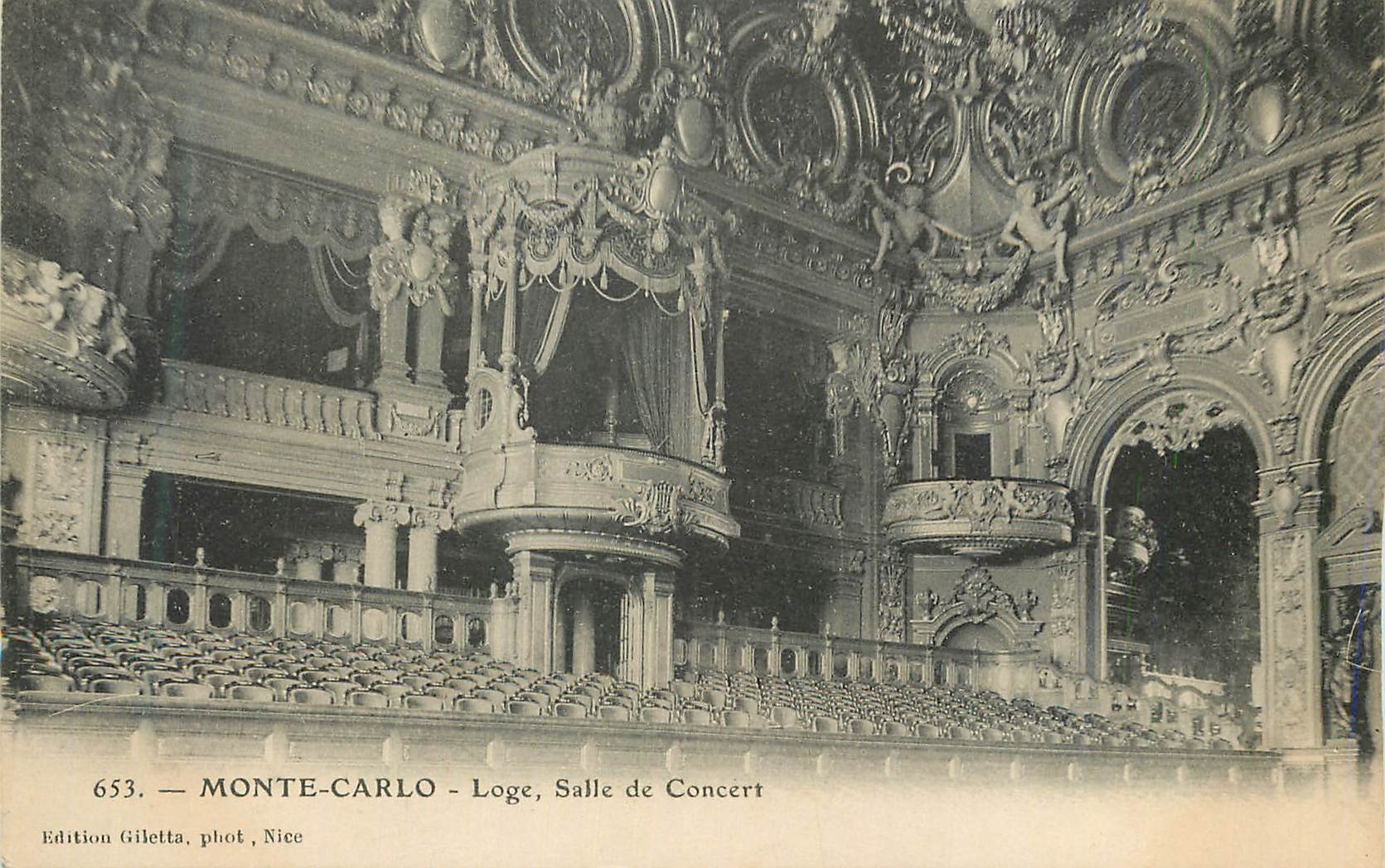 CPA Monte Carlo Loge Salle de Concert