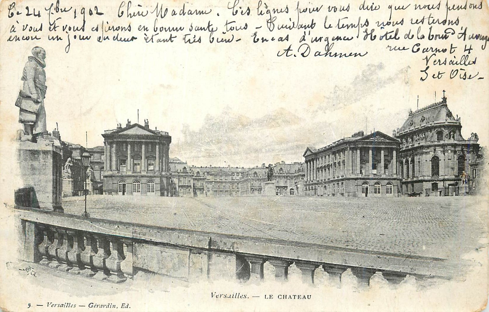 CPA Versailles le Chateau