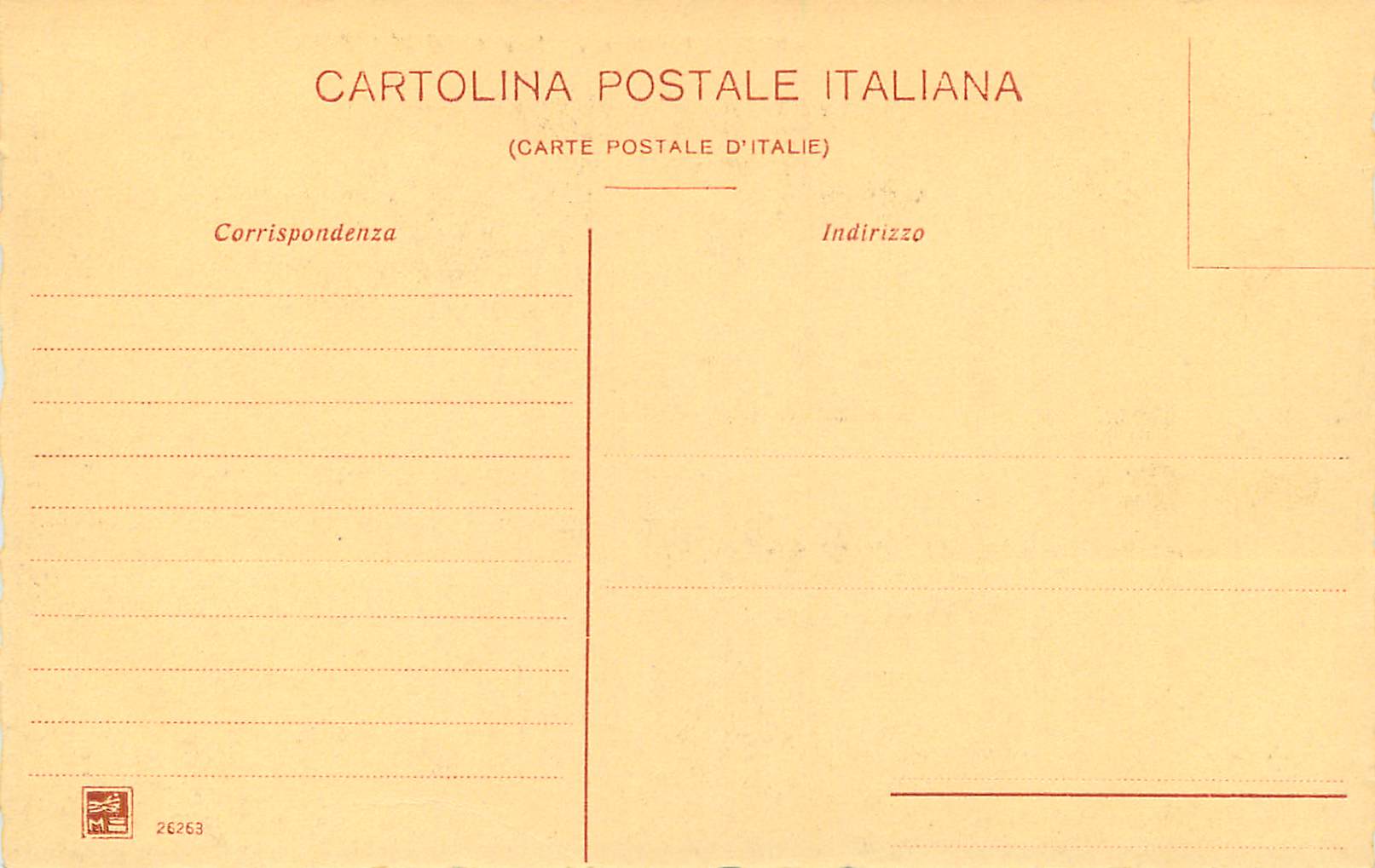 CPA Venezia R Accad di Belle Arti l'Assunta (Tiziano) — Rückseite