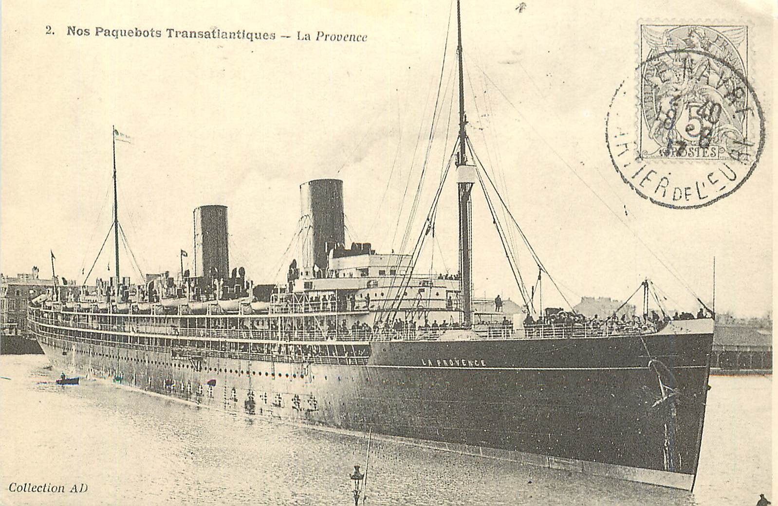 REPRO Nos Paquebots Transatlantiques la Provence